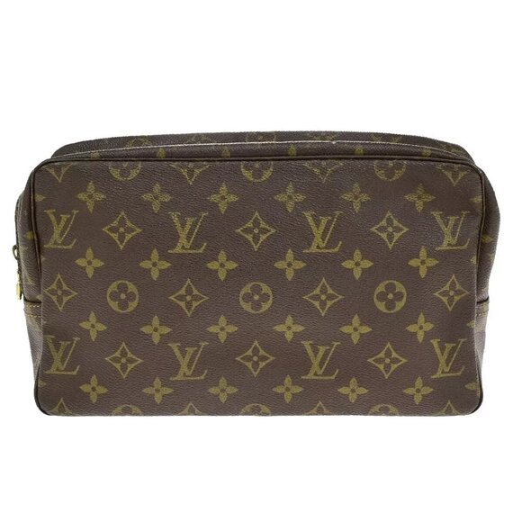 LOUIS VUITTON Trousse Toilette 28 Clutch Hand Bag Monogram Brown M47522 30ED703 - Picture 3 of 16